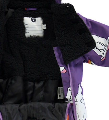 Sm?folk Flyverdragt - Purple Heart m. Isbjørne