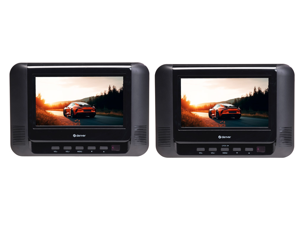 Denver MTW793 draagbare DVD-speler met 2 schermen