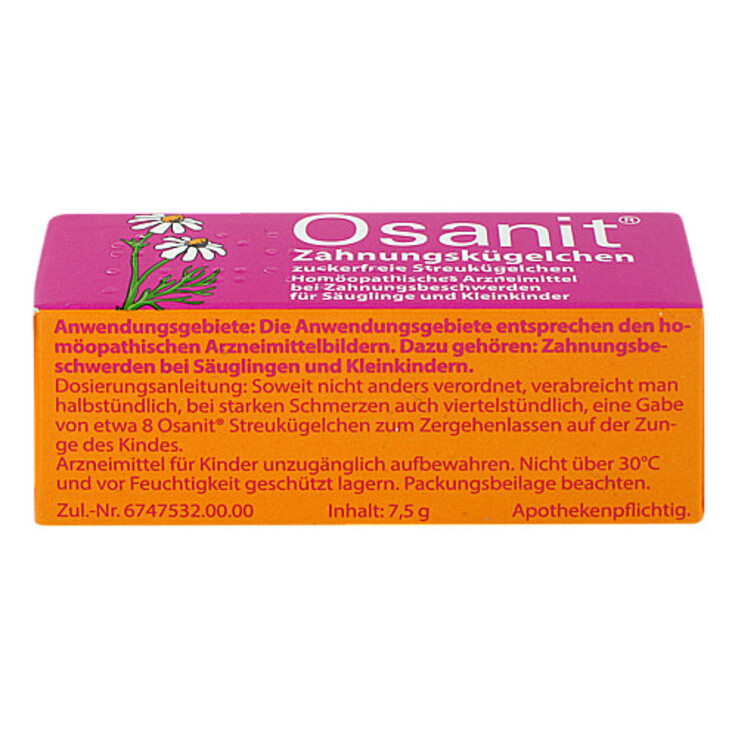 Osanit Globuli zuckerfrei, 7.5 g