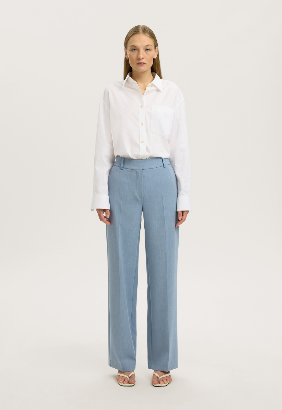 Selected Rita Tailored Wide Leg Broek