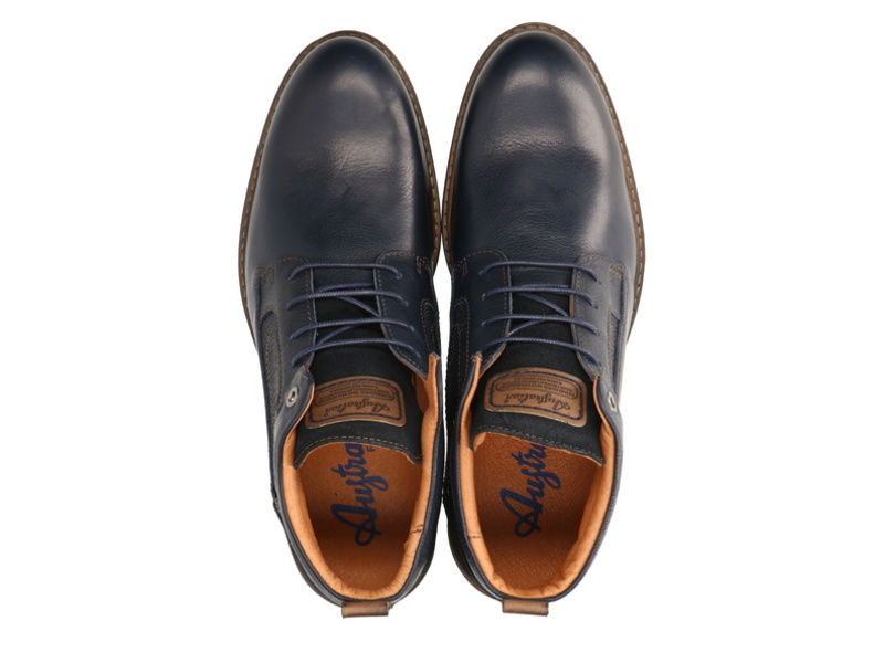 Australian Footwear Conley leather Blue-Tan