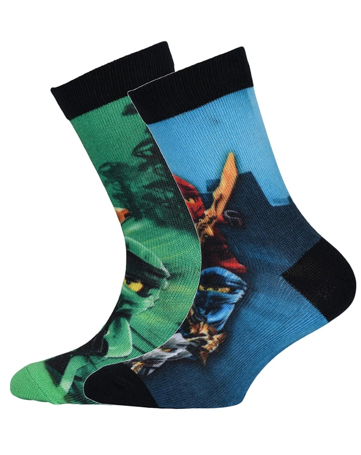 Socken M12010059 2er-Pack in dark navy/green