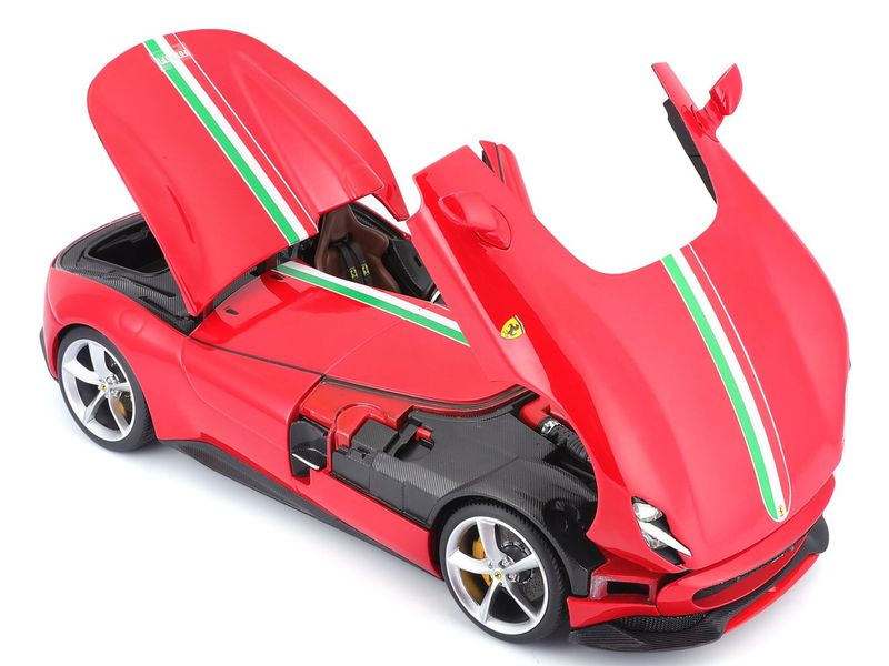 BBurago Ferrari Signature Monza SP1 Rot 1:18 Sammlermodell im Massstab 1:18