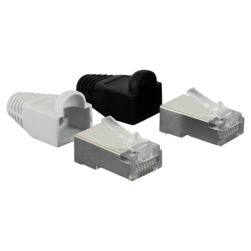 Q-Link FTP connector RJ45 met hoesje 8 stuks KPN keur