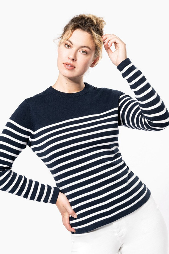 Kariban K990 - Pull Marin Femme Élégant Kariban K990