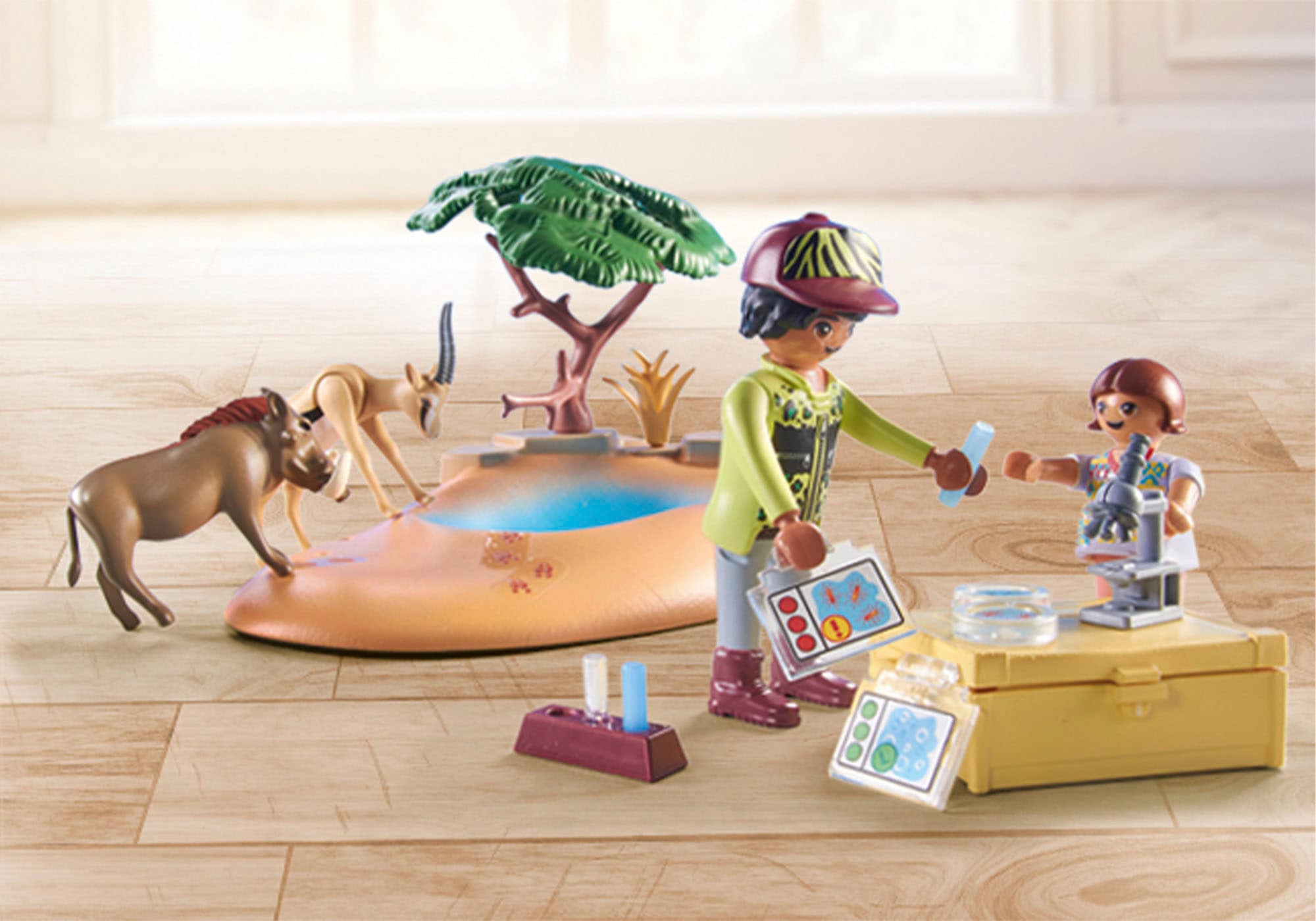 Playmobil® Konstruktions-Spielset »Spritztour zum Wasserloch (71294), Wiltopia« teilweise aus recyceltem Material; Made in Europe