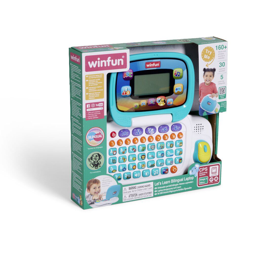 Ordinateur portable bilingue pour enfant