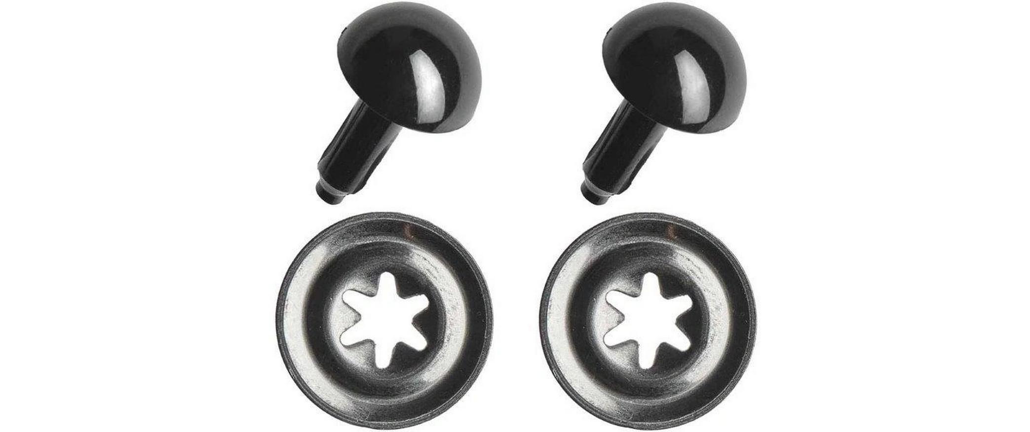 Sicherheitsaugen 10 mm 2 StückFür selbstgemachte Kuscheltiere, besonders niedlich und sicher