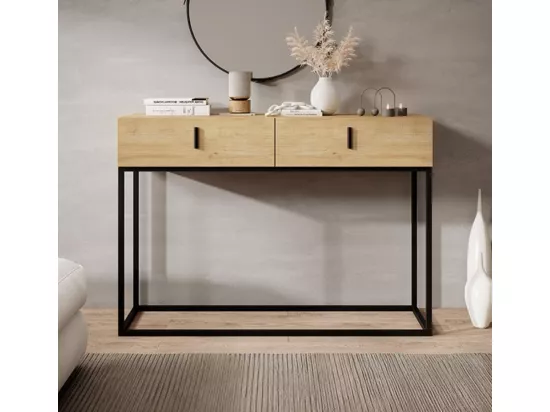 Meuble d'entrée pour Hall d'entrée Couloir en Safir avec 120x36,8x83,6cm Aron