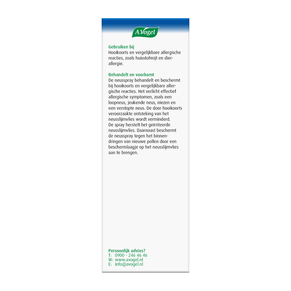 A.Vogel Pollinosan Hooikoorts Neusspray20 ml