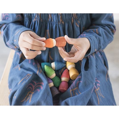 Grapat nins® kabouters - regenboog - 6st