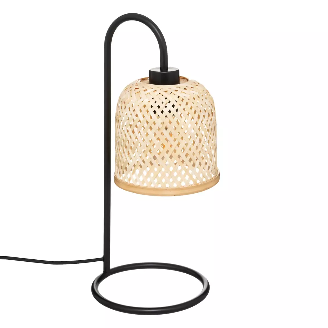Lampe à poser bambou (H43,5 cm) Ali Beige