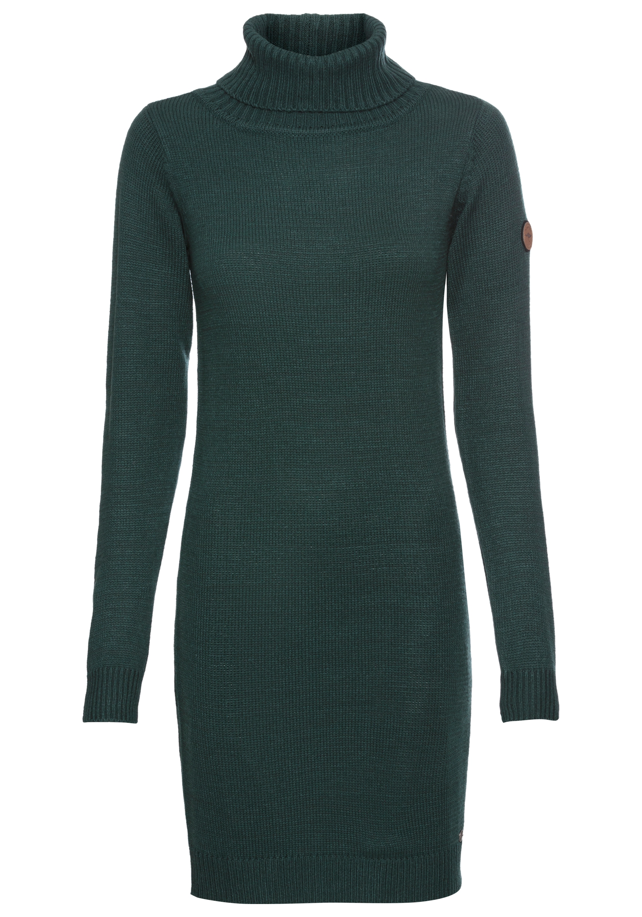 KangaROOS Strickkleid Ohne Taschen mit Rollkragen