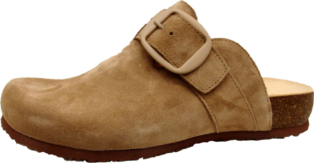 Think! Pantoffel Julia Velour beige