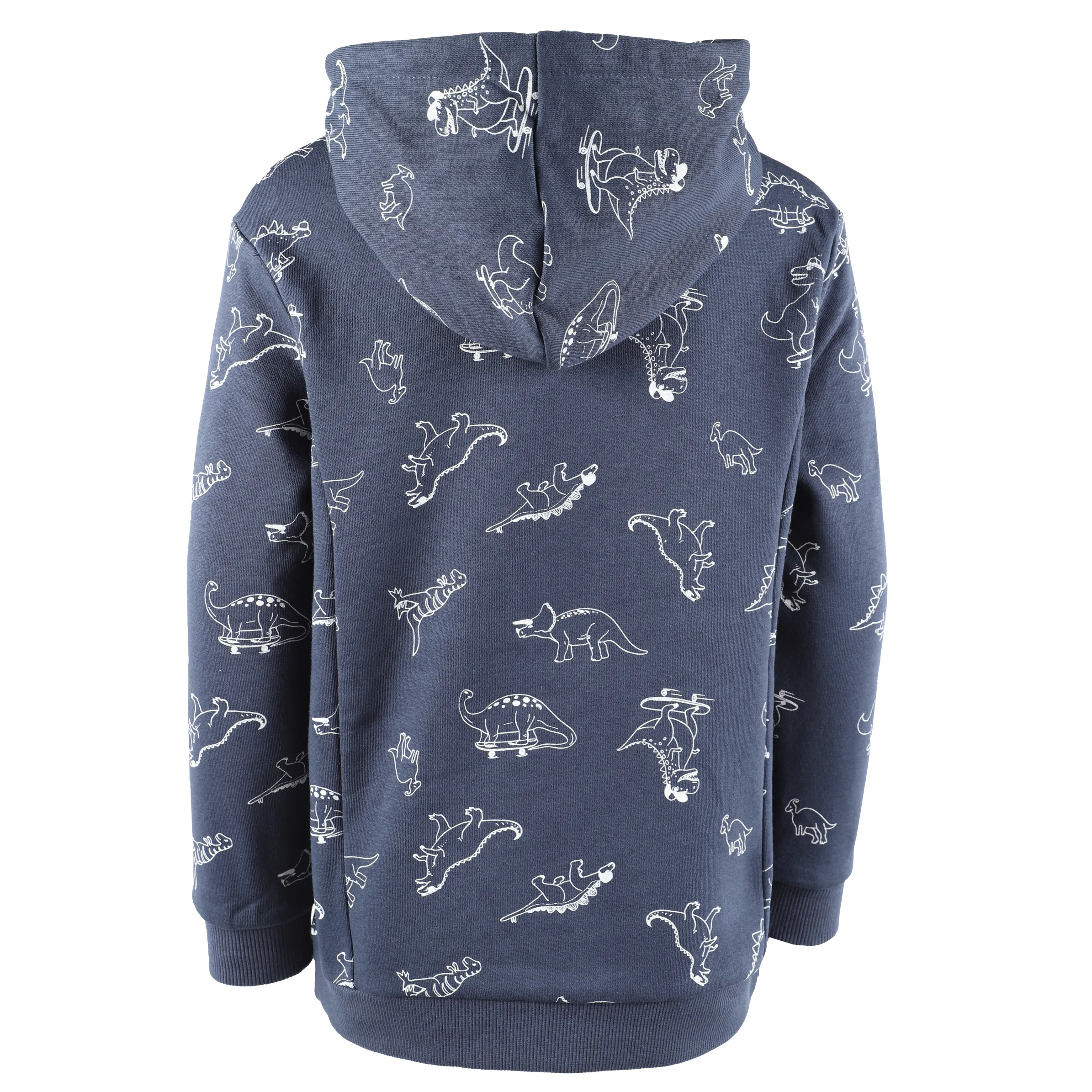 Jungen Hoodie mit Paillettenprint und Dinodruck