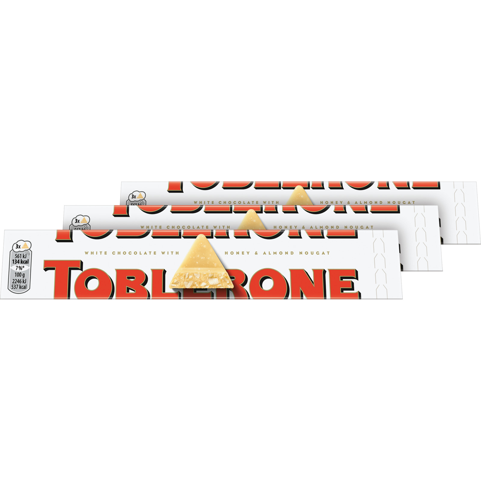 Toblerone weisse Schokolade 3 x 100 g