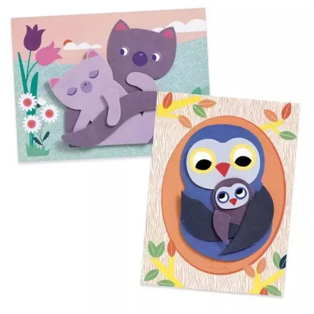 Djeco Stickerbilder: Streicheleinheiten