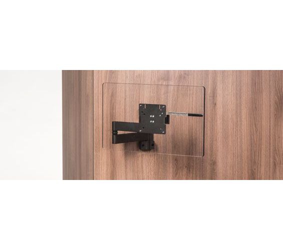 Caratec Flex CFW304AS TV Wandhalter 3 Drehpunkten schwarz