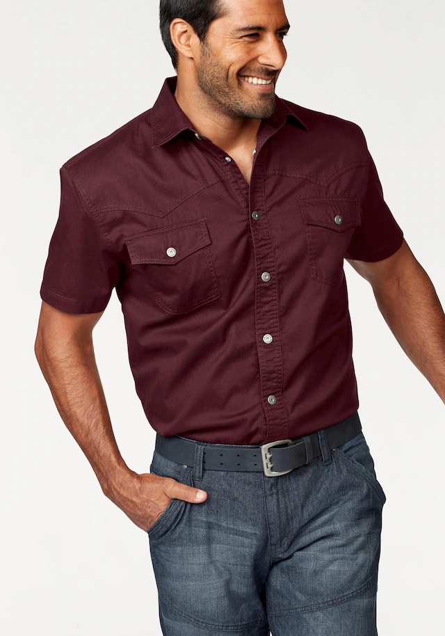 Arizona Kurzarmhemd , im Western-Stil