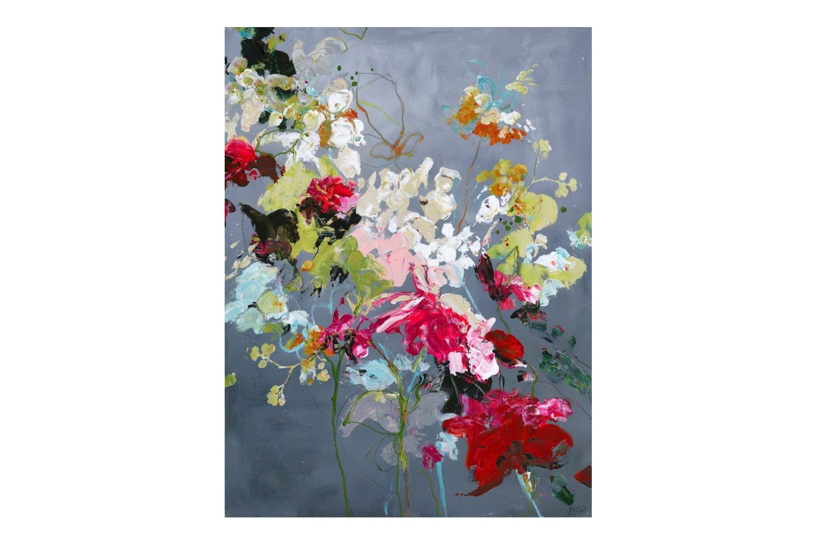 Abstract Floral 2 90x118 cm
