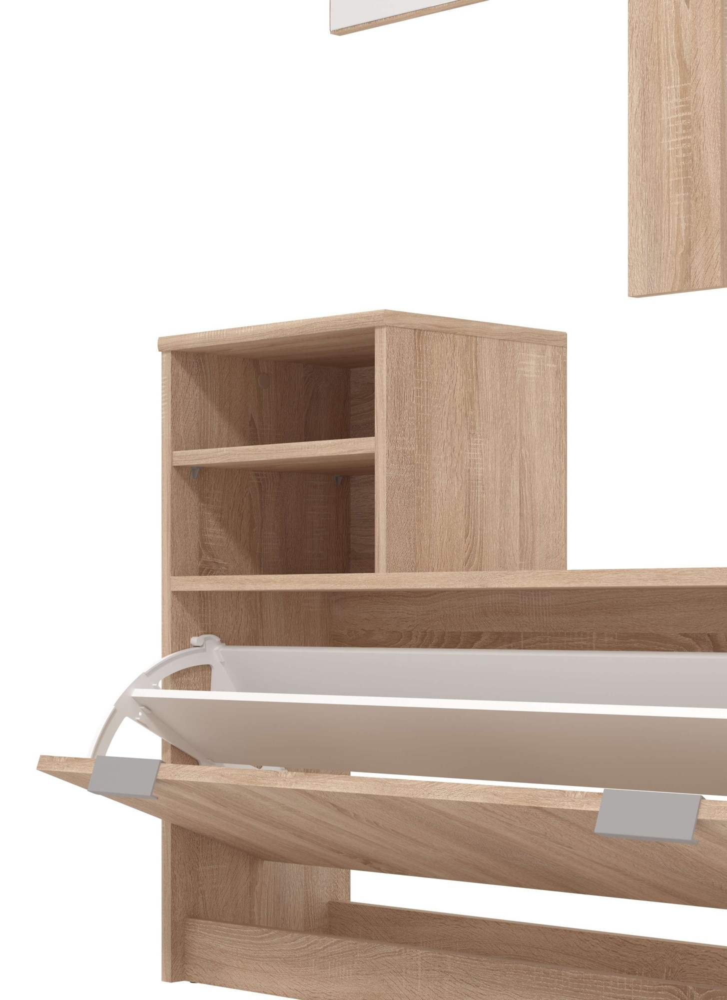 INOSIGN Garderoben-Set »Ravenna Flurgarderobe, Dielenschrank, Kompaktgarderobe, Breite 100 cm« Komplett-Set, 2 Stk. tlg.