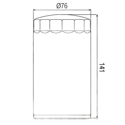Filtre à huile HifloFiltro HF173C Type origine