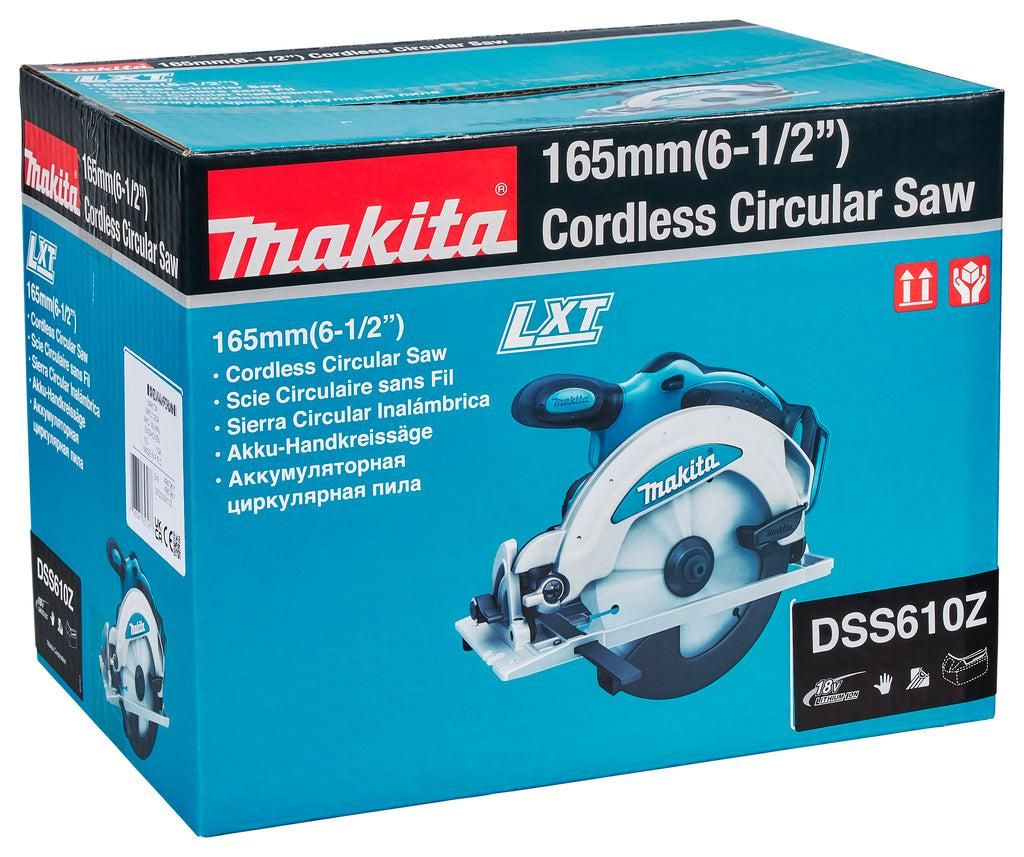 Makita DSS610Z Accu Cirkelzaag 165mm 18V Basic Body