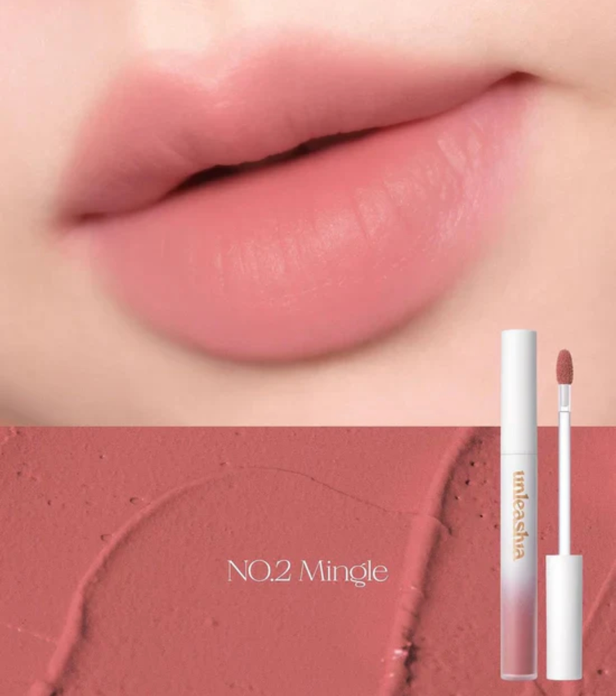 Unleashia - Matte Lip Tint Luv Hug Velvet Tint - 02: Mingle
