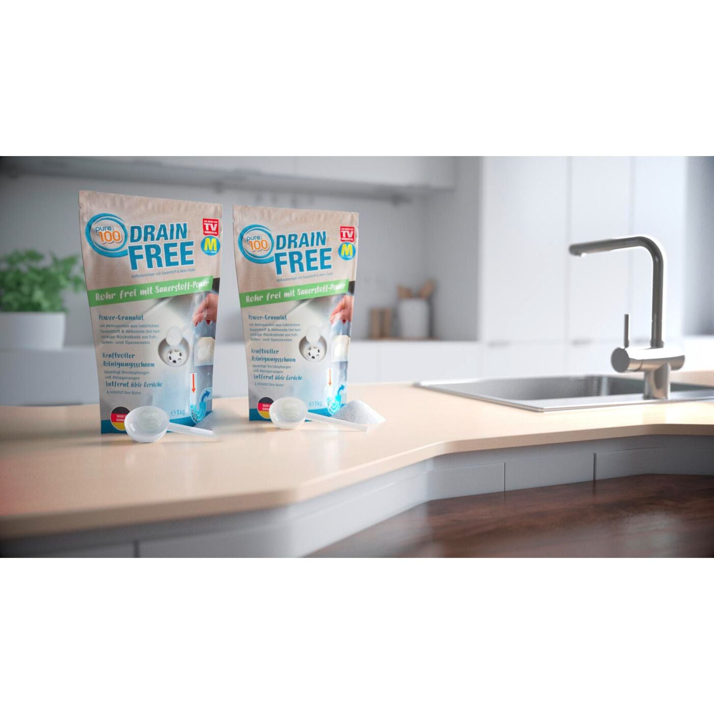 Pure 100Abflussreiniger «Drainfree»