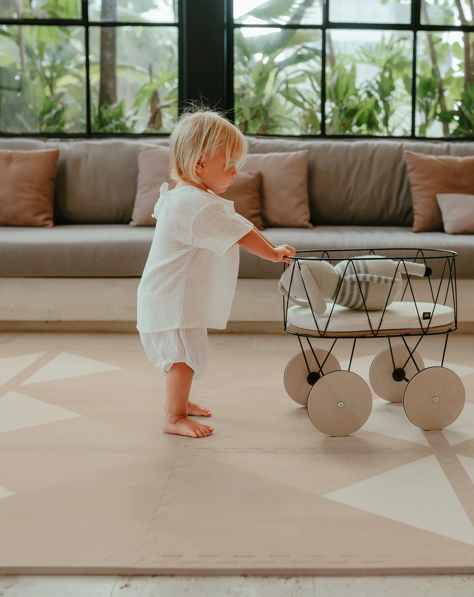 Puzzle-Spielmatte KYTE (120x180cm) in mocha