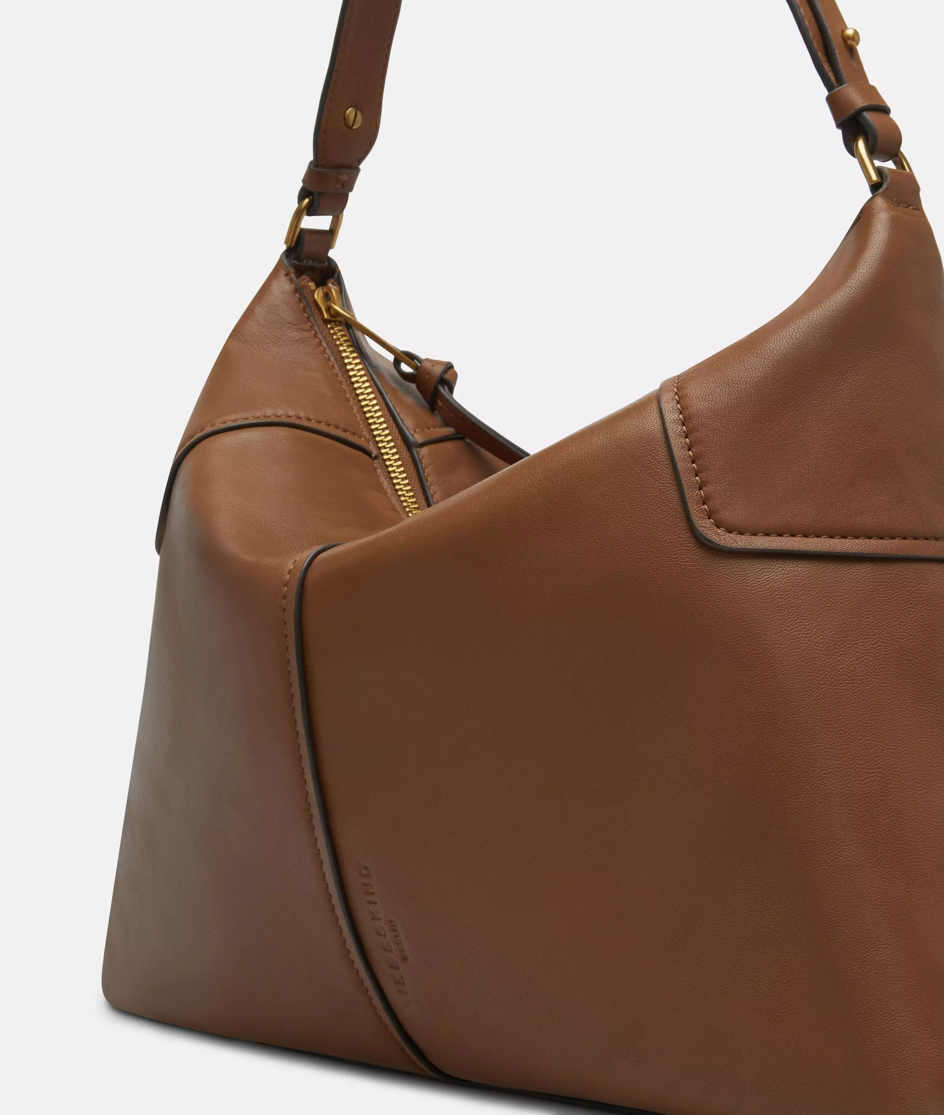 Mila Hobo M Spacious sheepskin shoulder bag