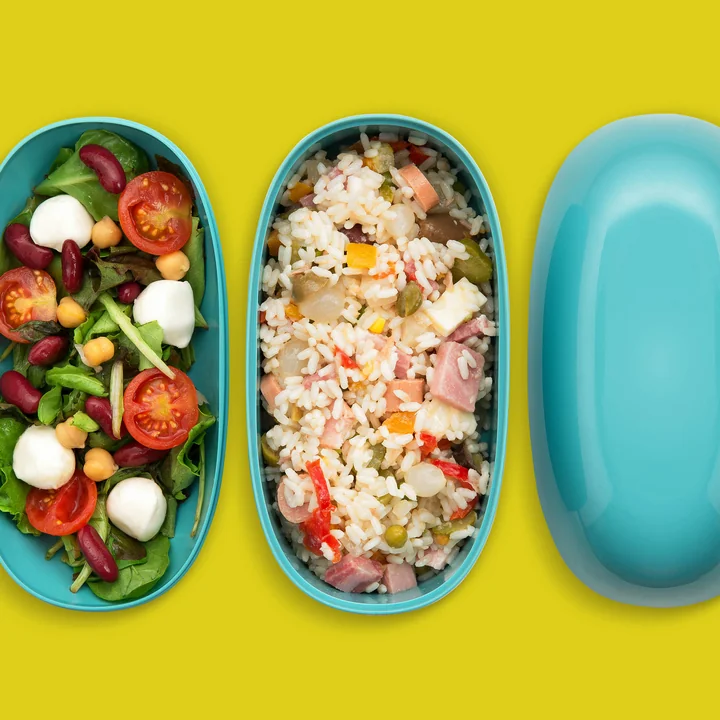 Alessi - Food à Porter Lunchbox, grau