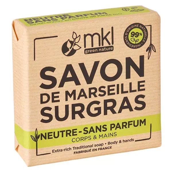 Sabonete de Marselha MKL Green Nature sem perfume 100g