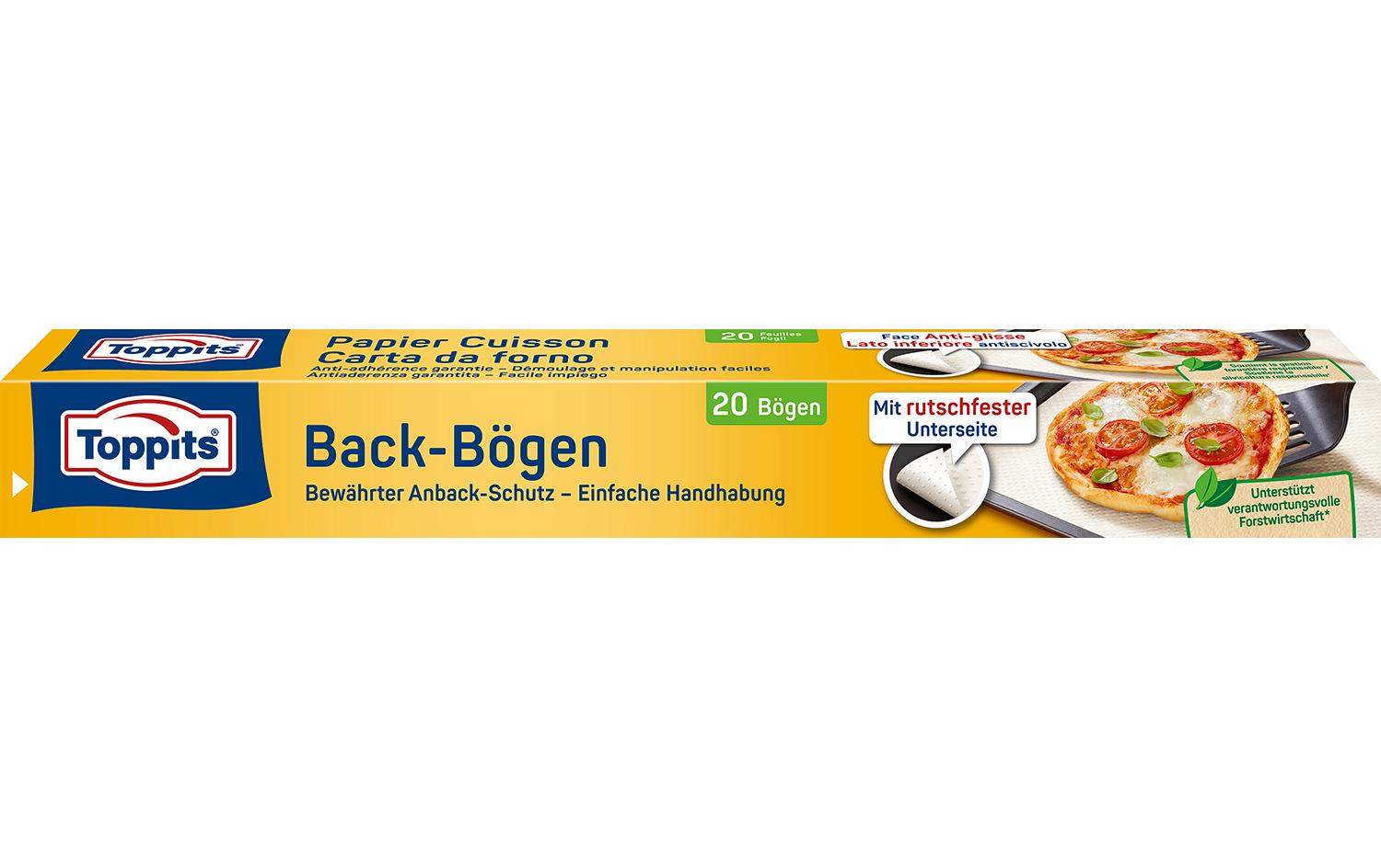 Backpapier 20 StückBackpapier mit Antihaft-Silikonbeschichtung