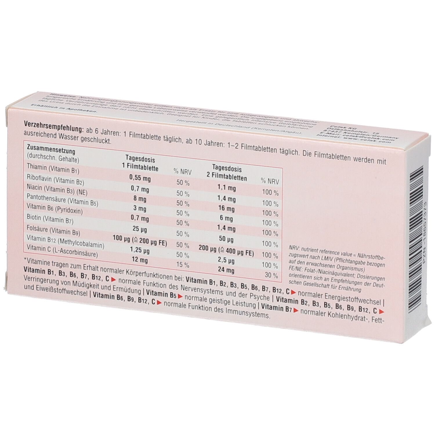 Cefavit® B-complete Kids