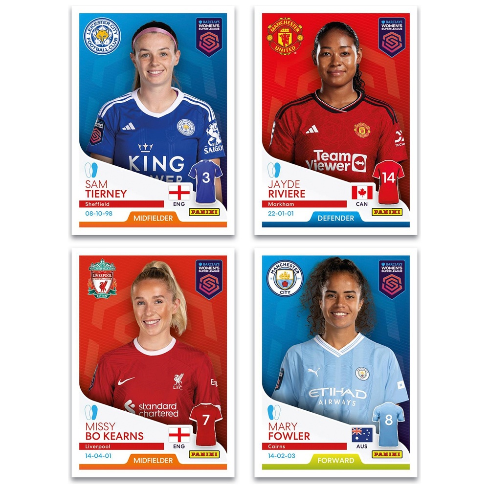 Panini Women's Super League 23/24 Sticker-Kollektion Starterpaket