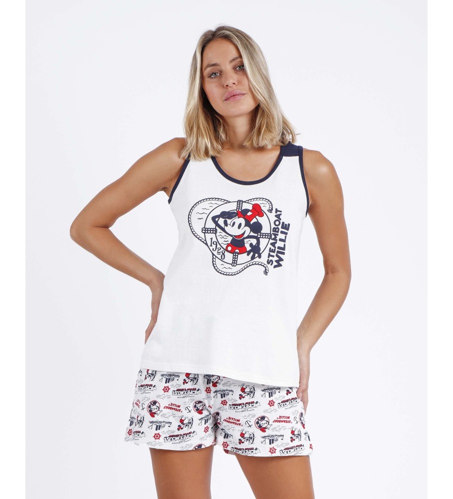 Pijama sem mangas da Disney Steamboat Willie