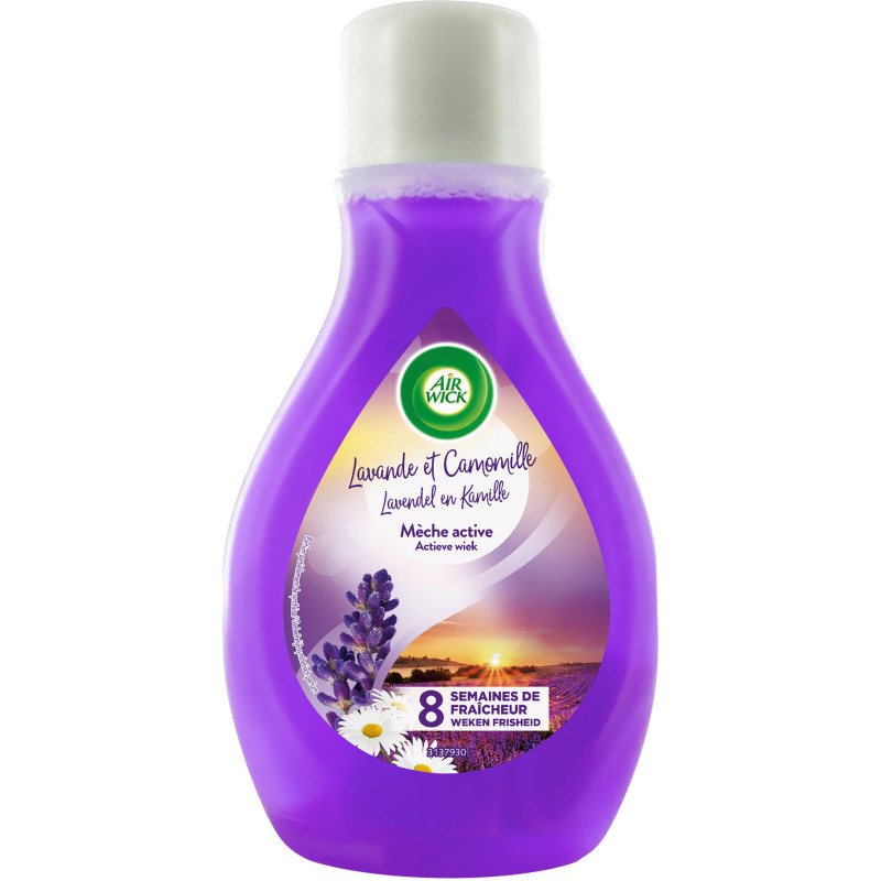 Désodorisant mèche active Air Wick Lavande et camomille - Flacon de 375 ml