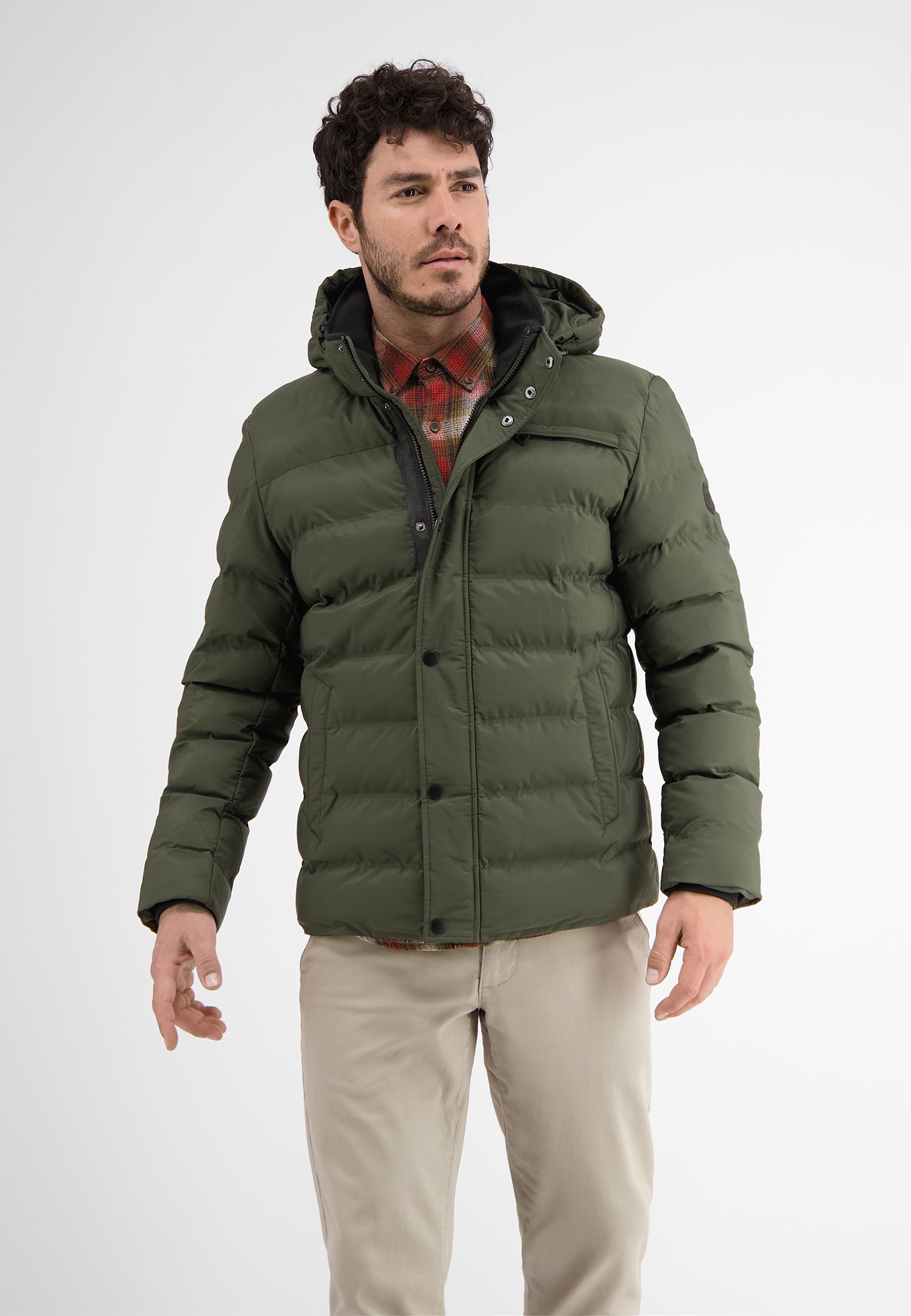 LERROS Steppjacke »LERROS Kapuzenjacke« mit Kapuze