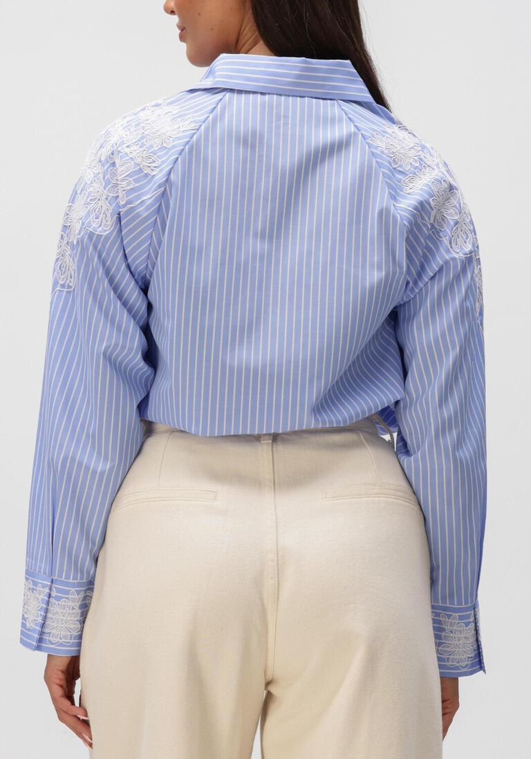 lichtblauwe bruuns bazaar blouses mesquitebbkaloe blouse