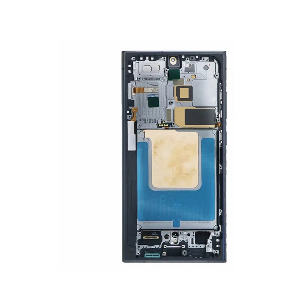 (OEM) Samsung Galaxy S24 Ultra Ersatzdisplay AMOLED Touchscreen Digitizer mit Rahmen Bildschirm Reparatur – Schwarz