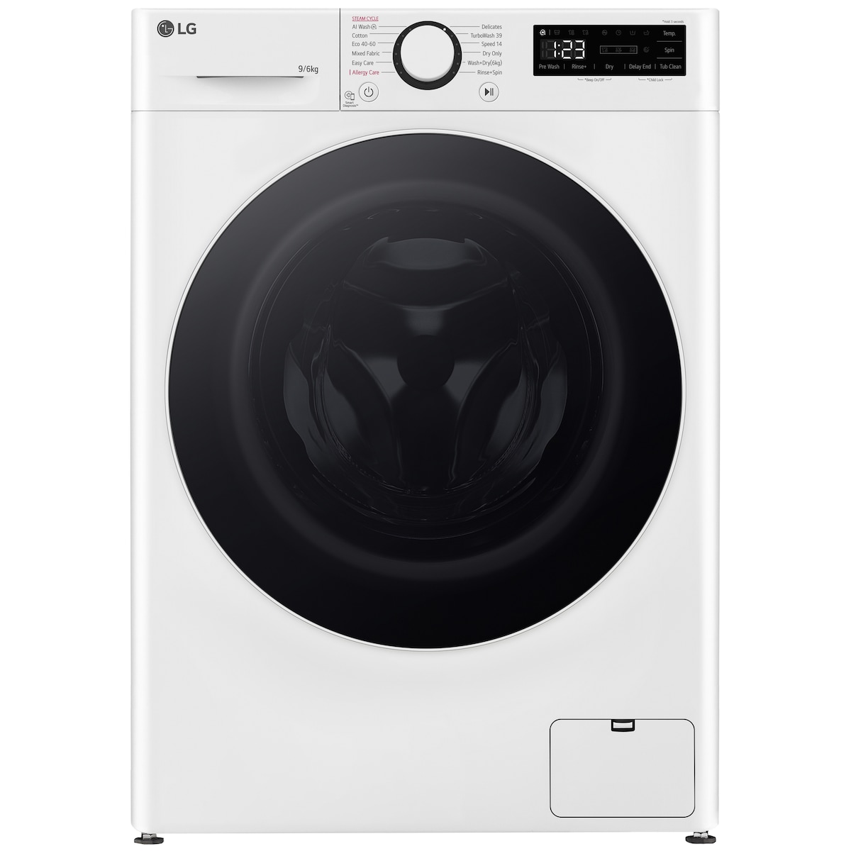 LG vaskemaskin med tørketrommel CV50T6S2E1