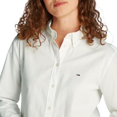 Chemise à manches longues femme Tjw Reg Pinstripe Poplin TOMMY HILFIGER