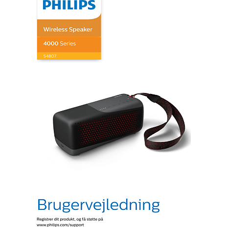 Philips tas4807b bt speaker - black