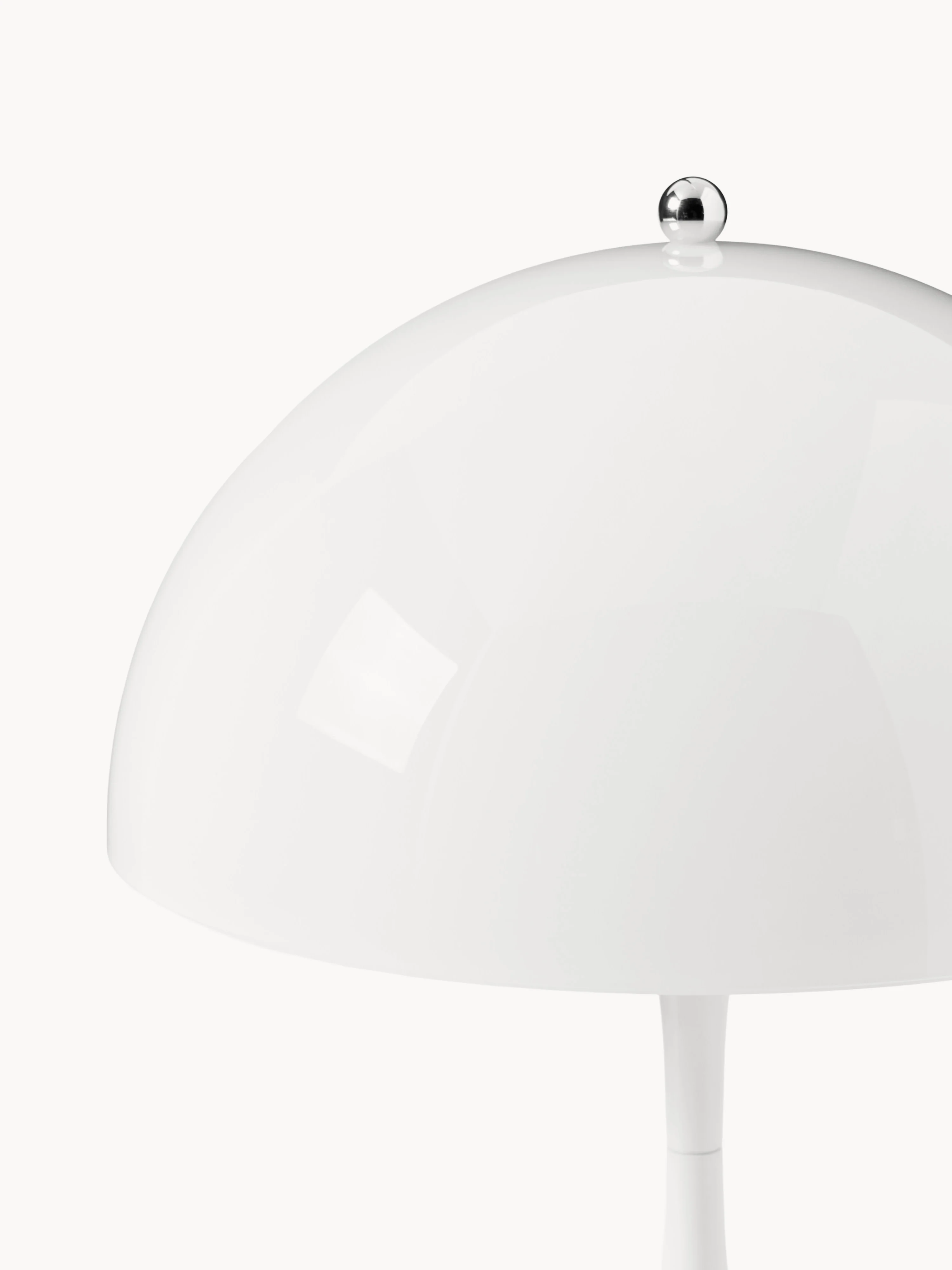 Draagbare dimbare LED tafellamp Panthella 250, design Verner Panton