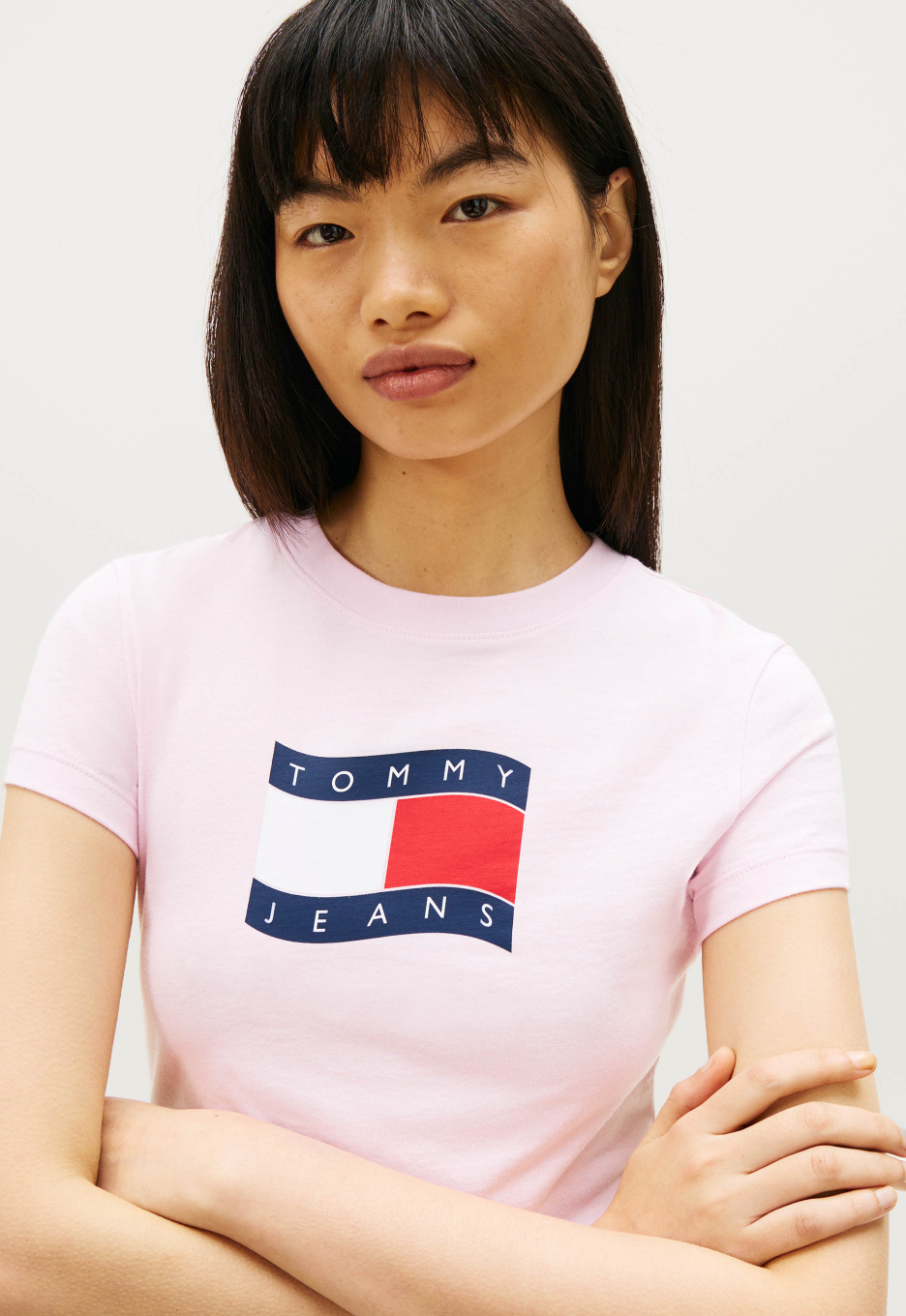 Tommy Jeans Slim Wavy Flag T-shirt