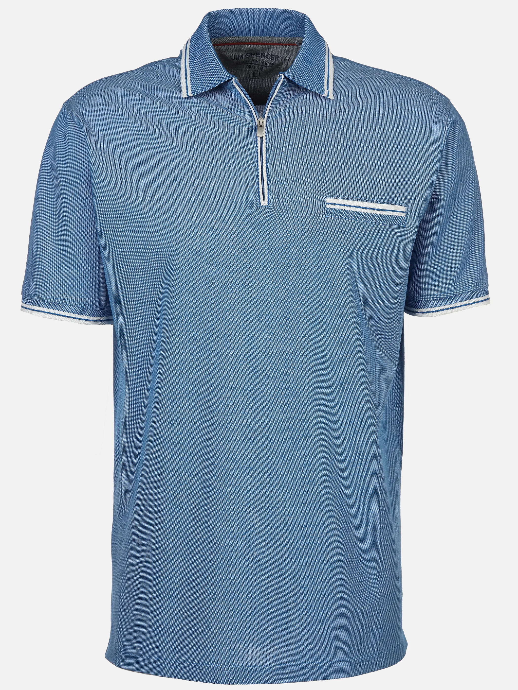Herren Poloshirt mit Reißverschluss