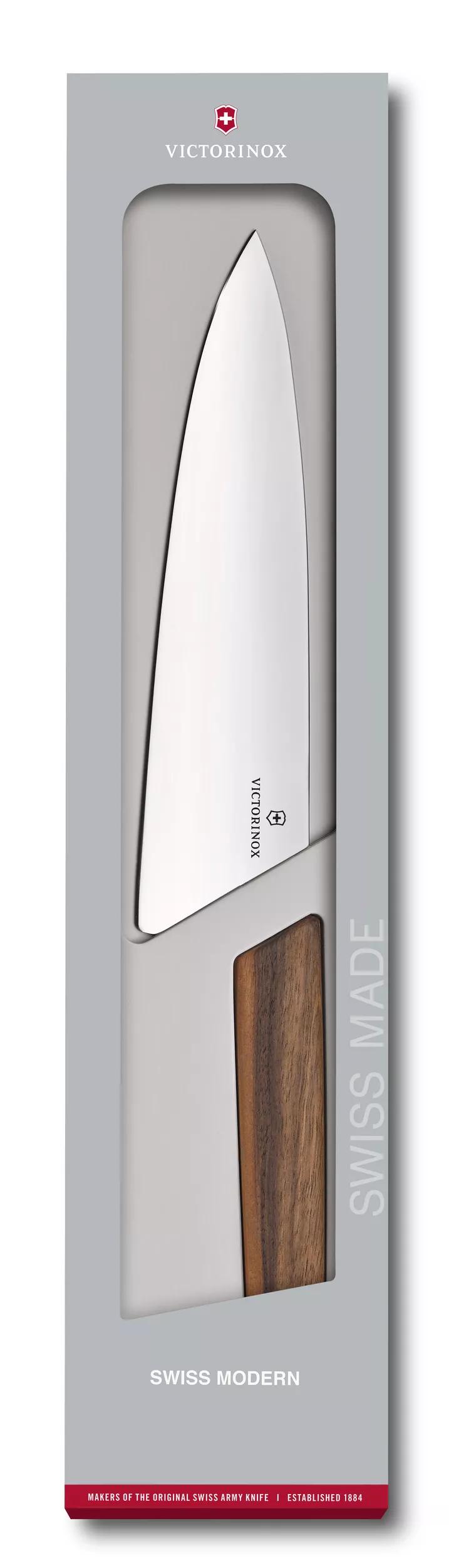 Swiss Modern Kochmesser-Nussbaumholz