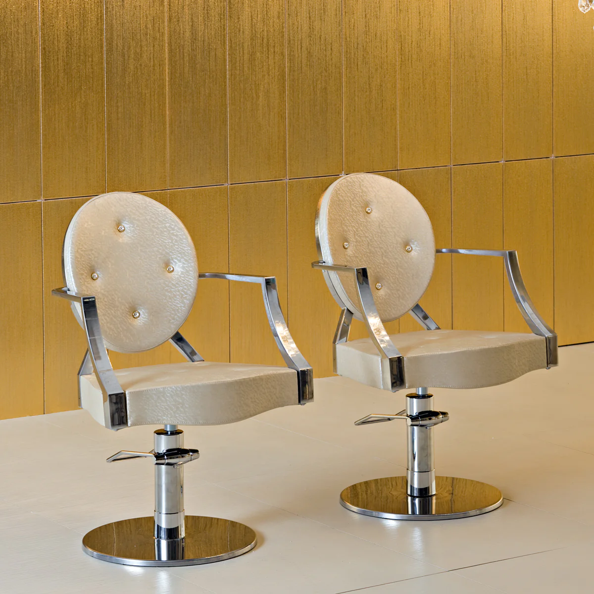 Fauteuil POMPADOUR Capitonné Verres diamant