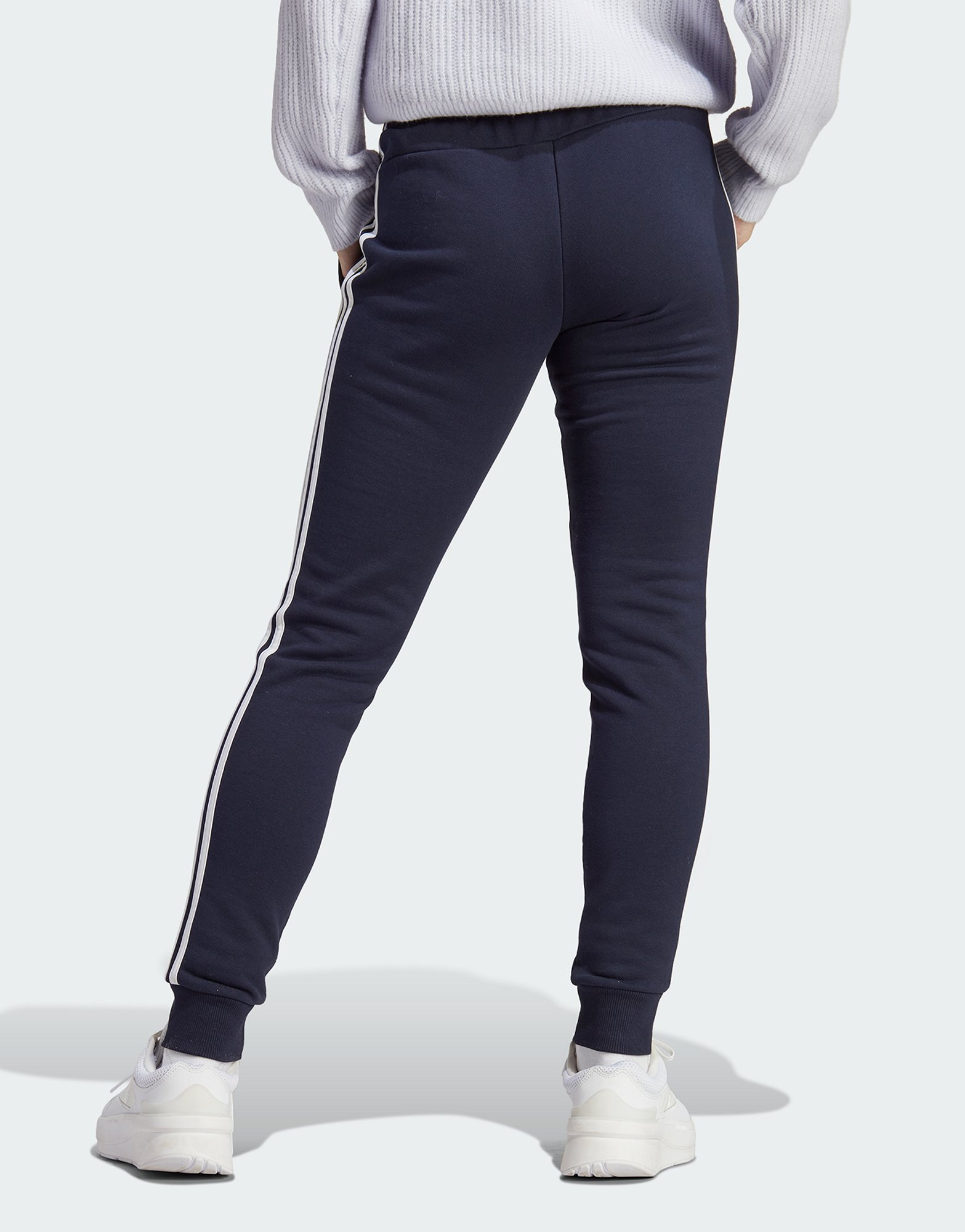 adidas Pantalon fuselé en molleton à 3 bandes Essentials